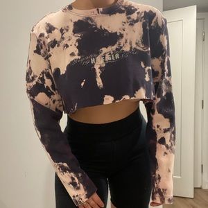 Tommy Hilfiger bleached & cropped long sleeve
